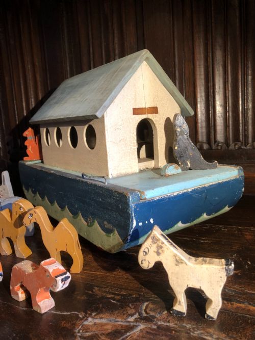 WOODEN ARK AND ANIMALS - ADDITIONAL PHOTO 5