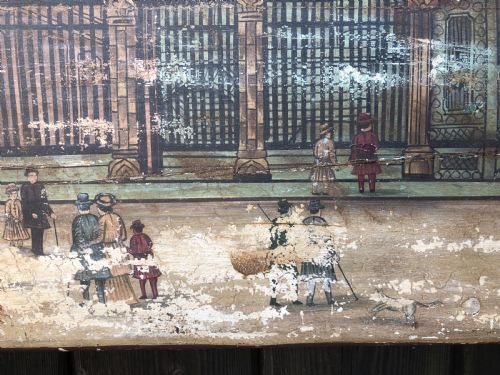 ANTIQUE FOLK ART NAIVE PAINTING - ADDITIONAL PHOTO 4