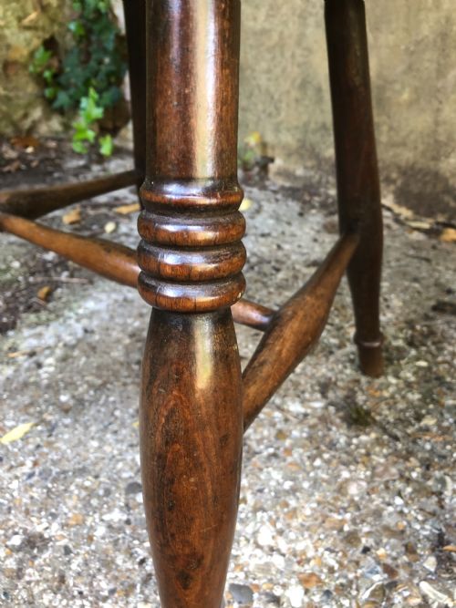 PAIR OF ANTIQUE COUNTRY CHAIRS - ADDITIONAL PHOTO 4