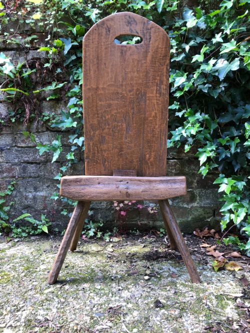 ANTIQUE PRIMITIVE CHAIR - ADDITIONAL PHOTO 3