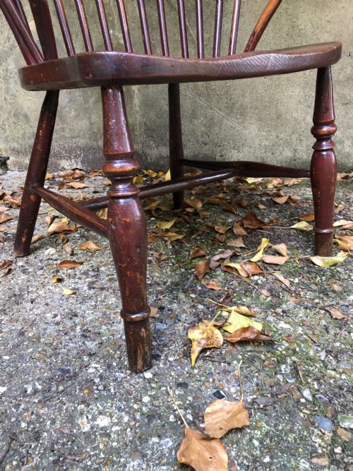 ANTIQUE WINDSOR CHAIR - ADDITIONAL PHOTO 6
