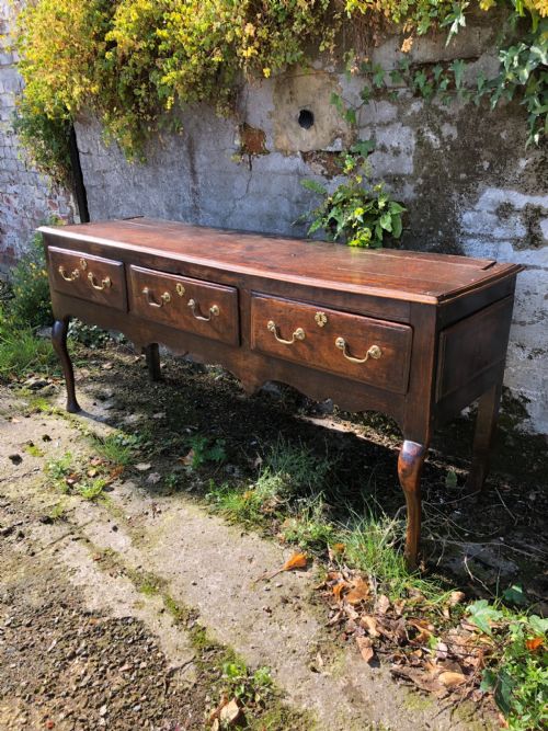 18TH CENTURY OAK DRESSER BASE - ADDITIONAL PHOTO 4