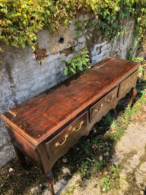18TH CENTURY OAK DRESSER BASE - ADDITIONAL PHOTO 5