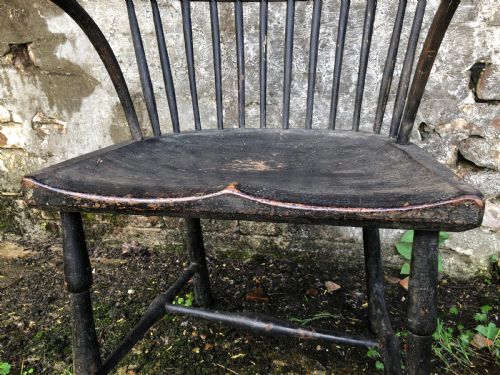 EARLY COUNTRY WINDSOR CHAIR - ADDITIONAL PHOTO 6