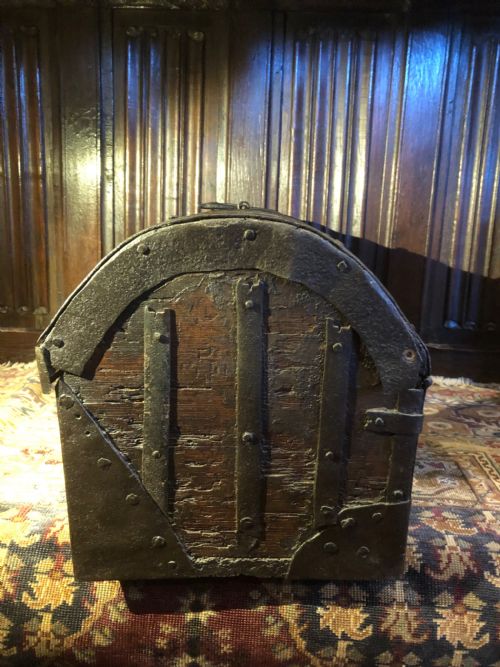 EARLY IRON BOUND CASKET - ADDITIONAL PHOTO 3