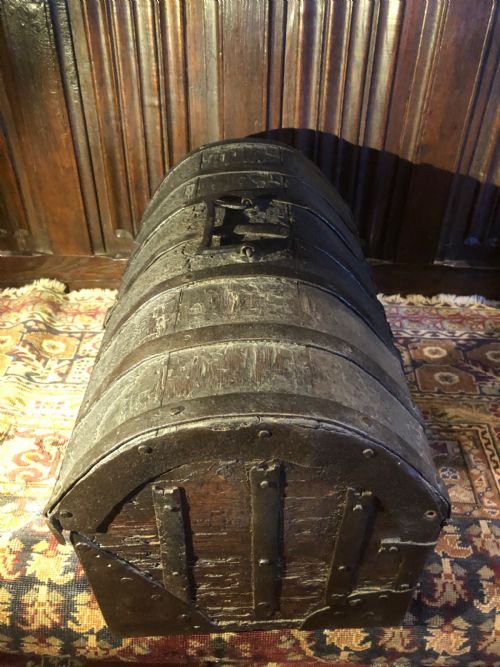EARLY IRON BOUND CASKET - ADDITIONAL PHOTO 5