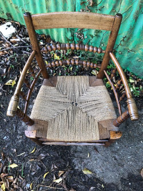 ANTIQUE SUSSEX COUNTRY CHAIR - ADDITIONAL PHOTO 10