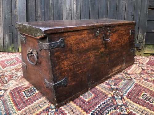 early oak maritime chest - CATEGORY: ANTIQUE CHESTS - DATED 17TH CENTURY