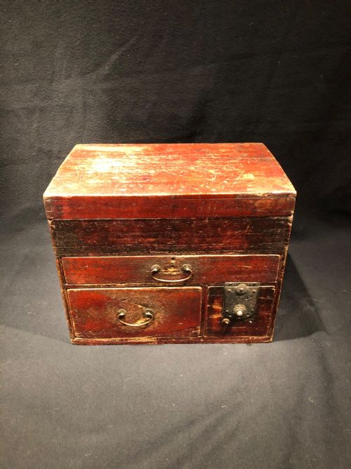 ANTIQUE JAPANESE CHEST - ADDITIONAL PHOTO 2