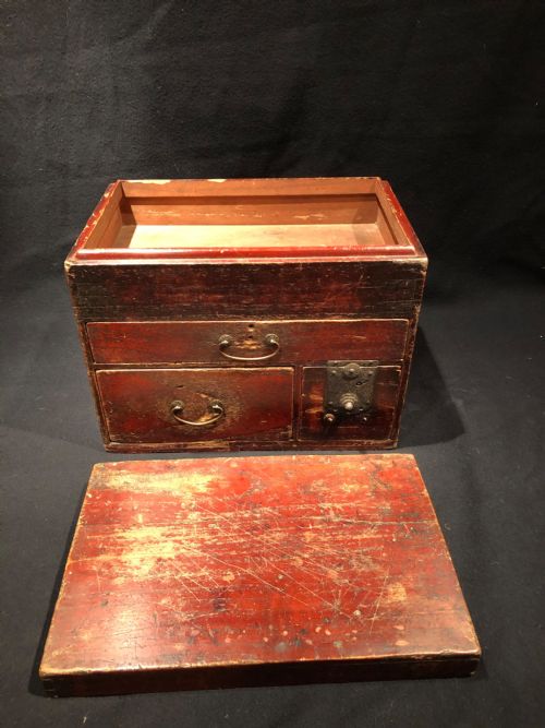 ANTIQUE JAPANESE CHEST - ADDITIONAL PHOTO 3