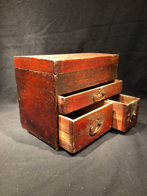 ANTIQUE JAPANESE CHEST - ADDITIONAL PHOTO 4