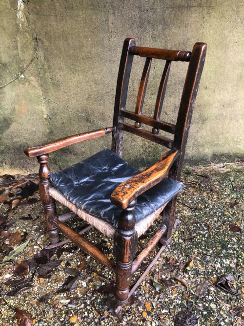 ANTIQUE CHILDS CHAIR - ADDITIONAL PHOTO 5