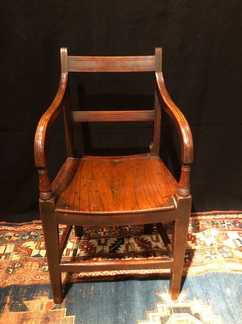 ANTIQUE CHILDS CHAIR - ADDITIONAL PHOTO 4