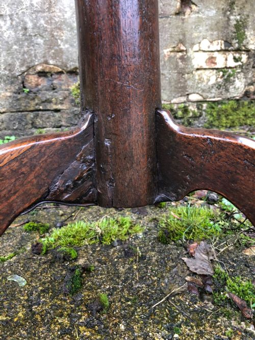 ANTIQUE PRIMITIVE COUNTRY TABLE - ADDITIONAL PHOTO 8