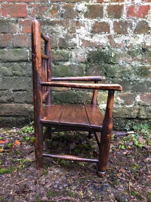 ANTIQUE CHILDS CHAIR - ADDITIONAL PHOTO 8