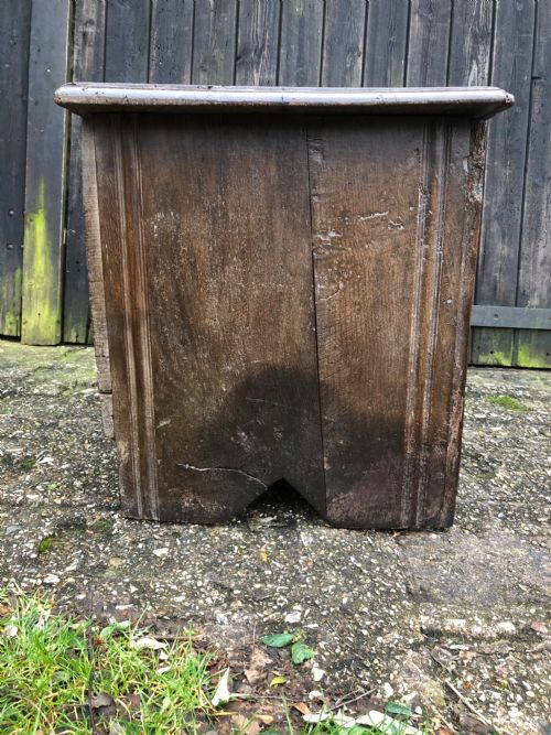 EARLY OAK COFFER - ADDITIONAL PHOTO 12