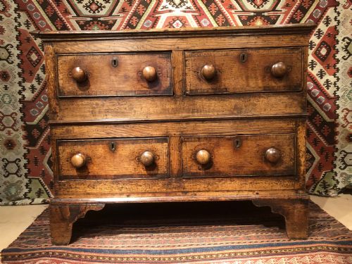 antique country chest of drawers - CATEGORY: ANTIQUE CHEST OF DRAWERS - DATED 18TH CENTURY