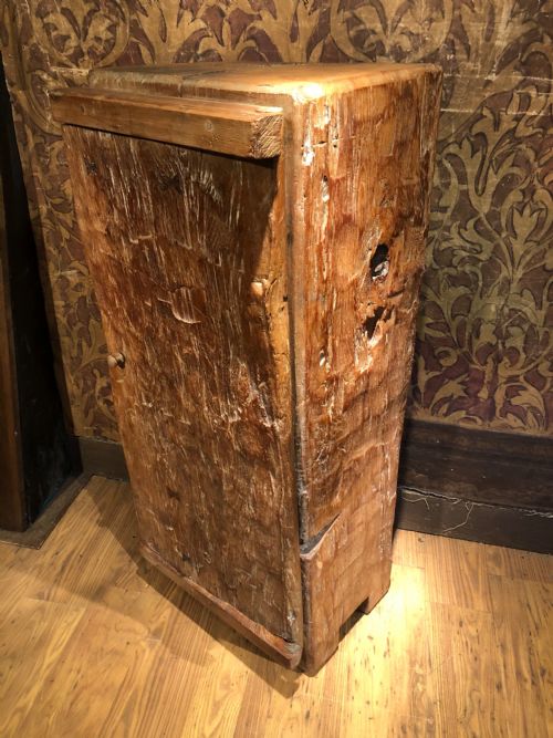 RUSTIC DUGOUT CUPBOARD - ADDITIONAL PHOTO 4
