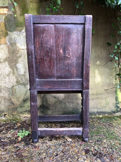EARLY OAK WAINSCOT CHAIR - ADDITIONAL PHOTO 9