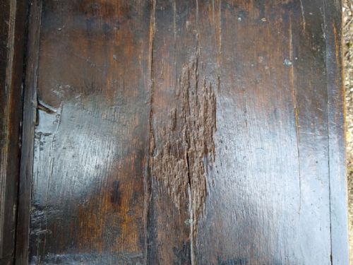 CHARLES I OAK WAINSCOT ARMCHAIR - ADDITIONAL PHOTO 5