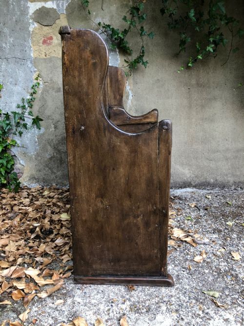 ANTIQUE PRIMITIVE SETTLE - ADDITIONAL PHOTO 7
