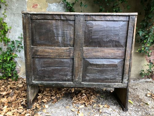 ANTIQUE PRIMITIVE SETTLE - ADDITIONAL PHOTO 11