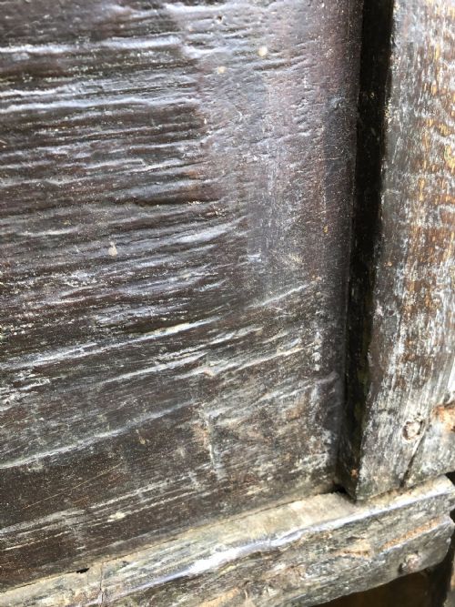 ANTIQUE PRIMITIVE SETTLE - ADDITIONAL PHOTO 13