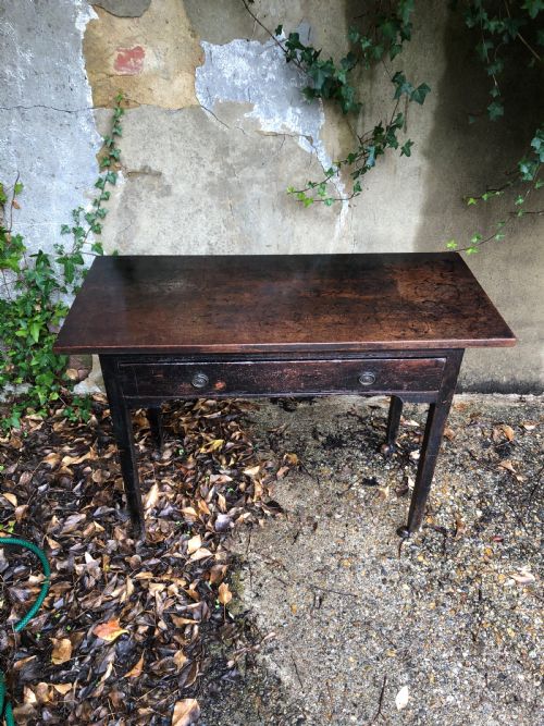 ANTIQUE DRAUGHTSMANS TABLE - ADDITIONAL PHOTO 5