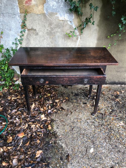 ANTIQUE DRAUGHTSMANS TABLE - ADDITIONAL PHOTO 8