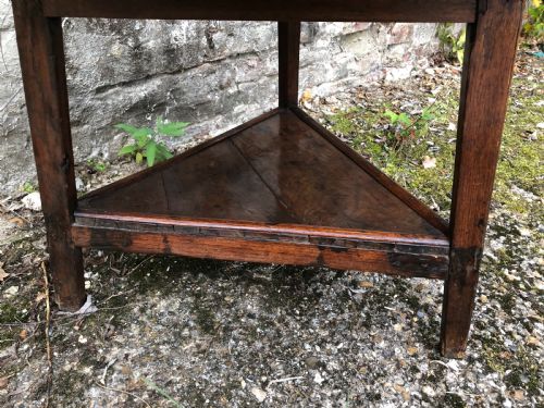 ANTIQUE CRICKET TABLE - ADDITIONAL PHOTO 6
