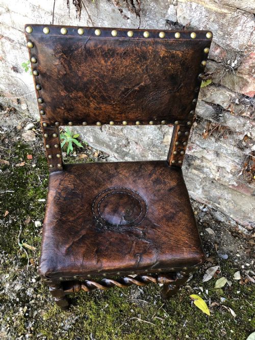 EARLY OAK DINING CHAIRS - ADDITIONAL PHOTO 14