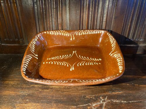 ANTIQUE SLIPWARE DISH - ADDITIONAL PHOTO 10