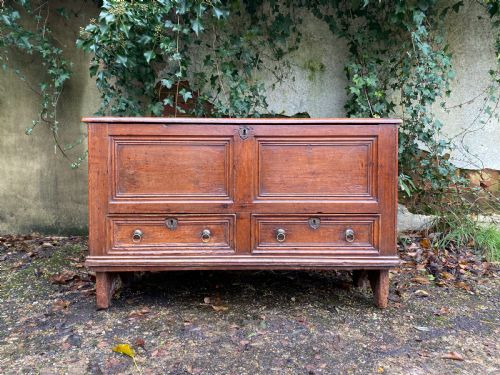 antique mule chest - CATEGORY: ANTIQUE CHESTS - DATED 18TH CENTURY
