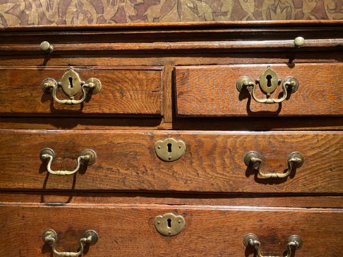 ANTIQUE BACHELORS CHEST OF DRAWERS - ADDITIONAL PHOTO 14