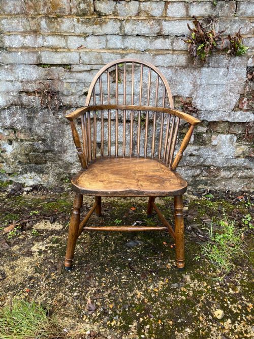 ANTIQUE COUNTRY WINDSOR CHAIR - ADDITIONAL PHOTO 3