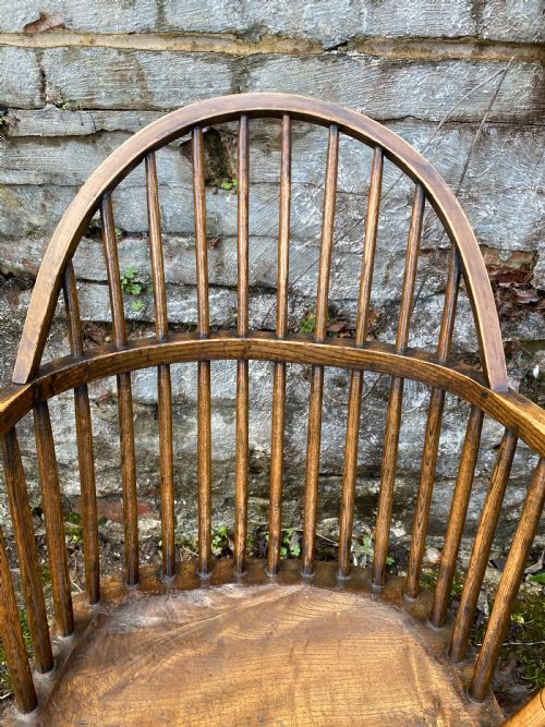ANTIQUE COUNTRY WINDSOR CHAIR - ADDITIONAL PHOTO 4