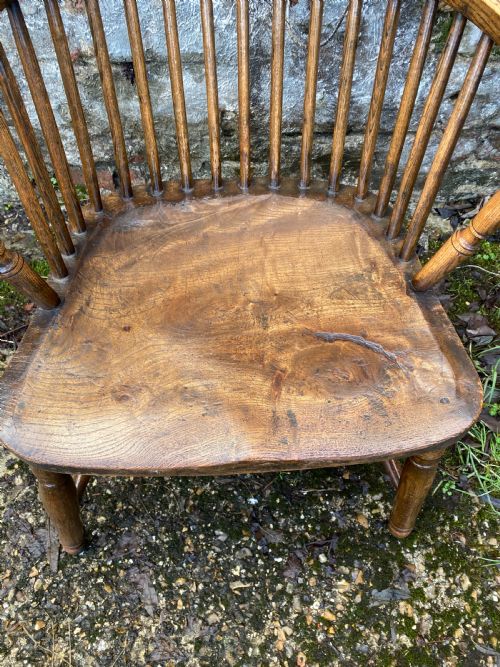 ANTIQUE COUNTRY WINDSOR CHAIR - ADDITIONAL PHOTO 5