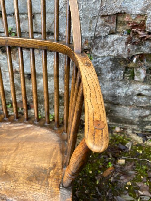 ANTIQUE COUNTRY WINDSOR CHAIR - ADDITIONAL PHOTO 7