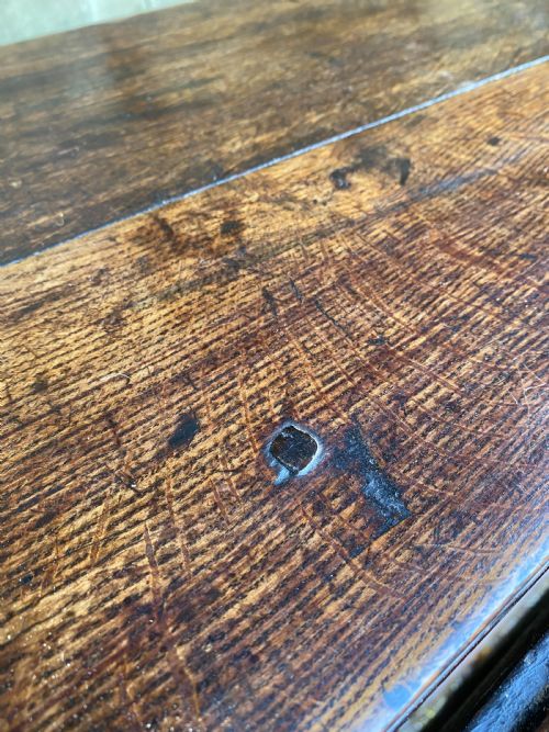 ANTIQUE OAK GATELEG TABLE - ADDITIONAL PHOTO 16