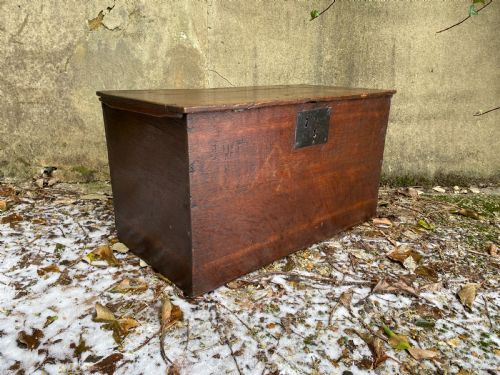 early oak maritime box - CATEGORY: ANTIQUE CHESTS - DATED 18TH CENTURY