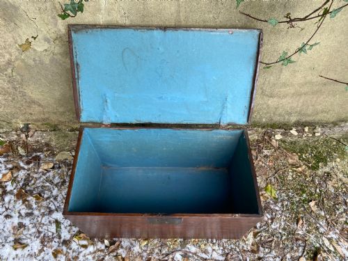 EARLY OAK MARITIME BOX - ADDITIONAL PHOTO 3