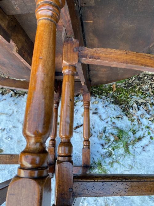 ANTIQUE GATELEG TABLE - ADDITIONAL PHOTO 17