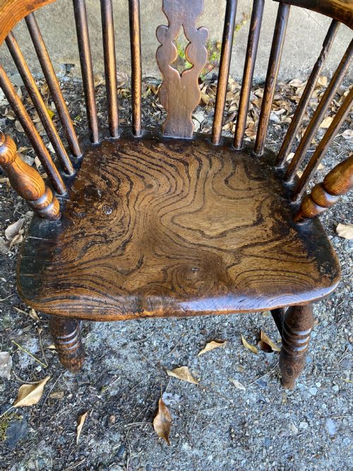 ANTIQUE WINDSOR CHAIR - ADDITIONAL PHOTO 7