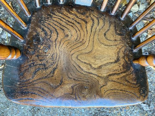 ANTIQUE WINDSOR CHAIR - ADDITIONAL PHOTO 9