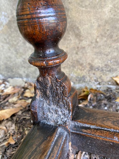 EARLY OAK TABLE - ADDITIONAL PHOTO 14