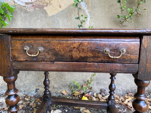 EARLY OAK TABLE - ADDITIONAL PHOTO 19