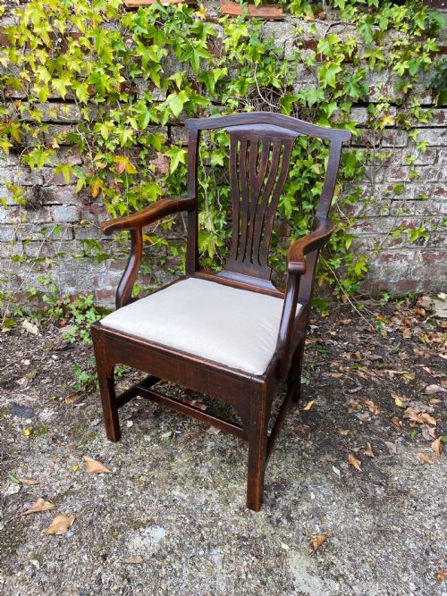 GEORGIAN MAHOGANY ARMCHAIR - ADDITIONAL PHOTO 2