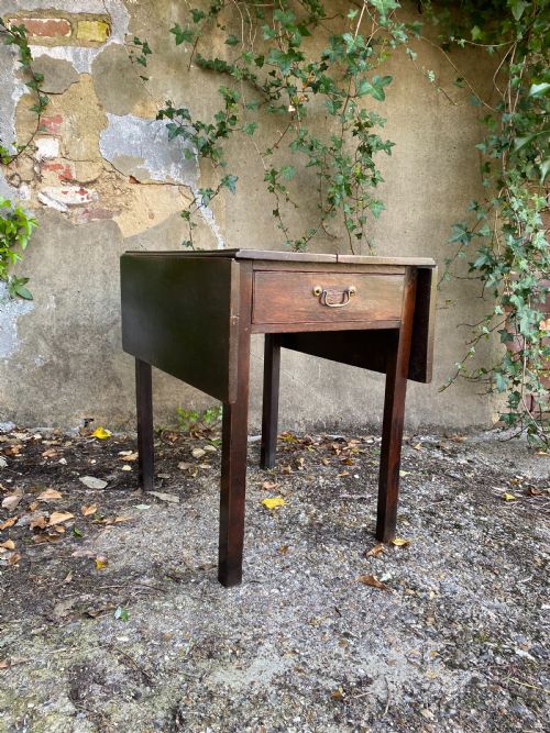 GEORGIAN OAK TABLE - ADDITIONAL PHOTO 4