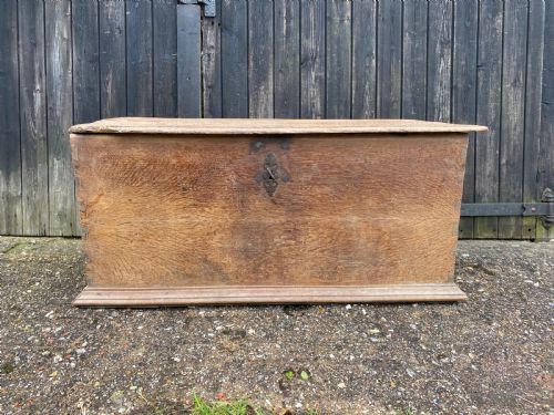 ANTIQUE OAK CHEST - ADDITIONAL PHOTO 1