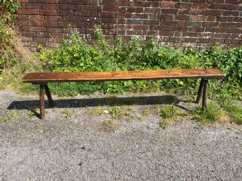 PRIMITIVE ANTIQUE BENCH - ADDITIONAL PHOTO 10